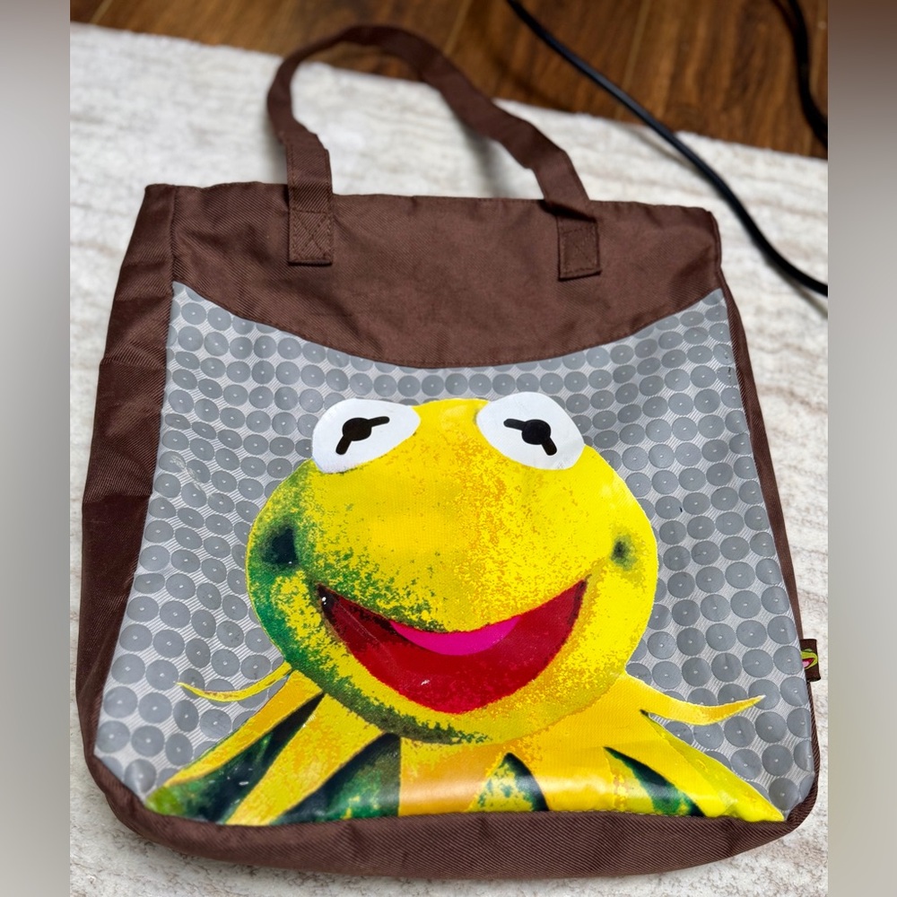 ✨DISNEY/THE MUPPETS Kermit the Frog Zip Tote